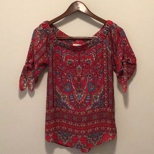 ReneeC print blouse (new)